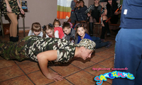 Детский день рождения на военную тему.
