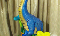 Шар - динозавр. Высота 1 метр. Фольга, гелий/воздух. Цена 100 грн.